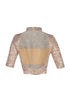 Nude Sequined Back Decollete Bustier
